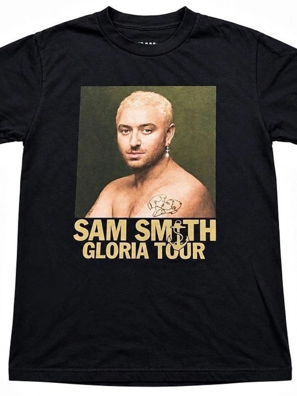 Sam Smith Gloria Tour Graphic Tour Tee in Black